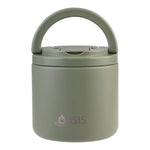 Oasis Insulated Food Flask With Quick Release Lid 550ml - Olive Green