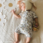 BEBE MAE ORGANIC SHORT SLEEVE ROMPER