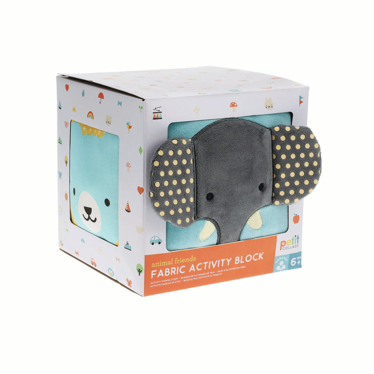 Petit Collage Animal Friends-Fabric Activity Block