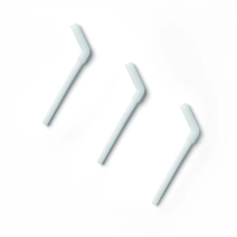 Miniware Silicone Straw 3 Pack Set -Aqua