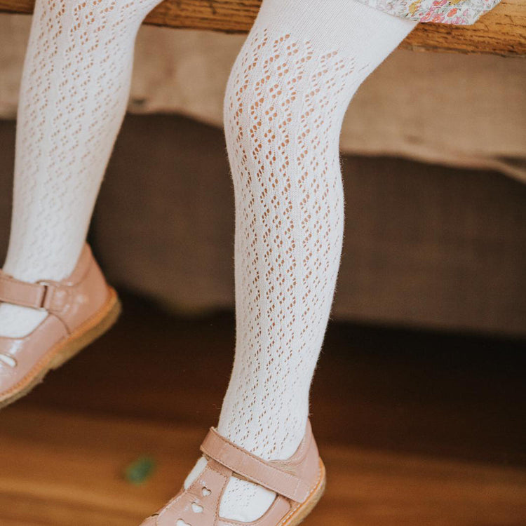 Minihaha Pointelle Tights Cloud