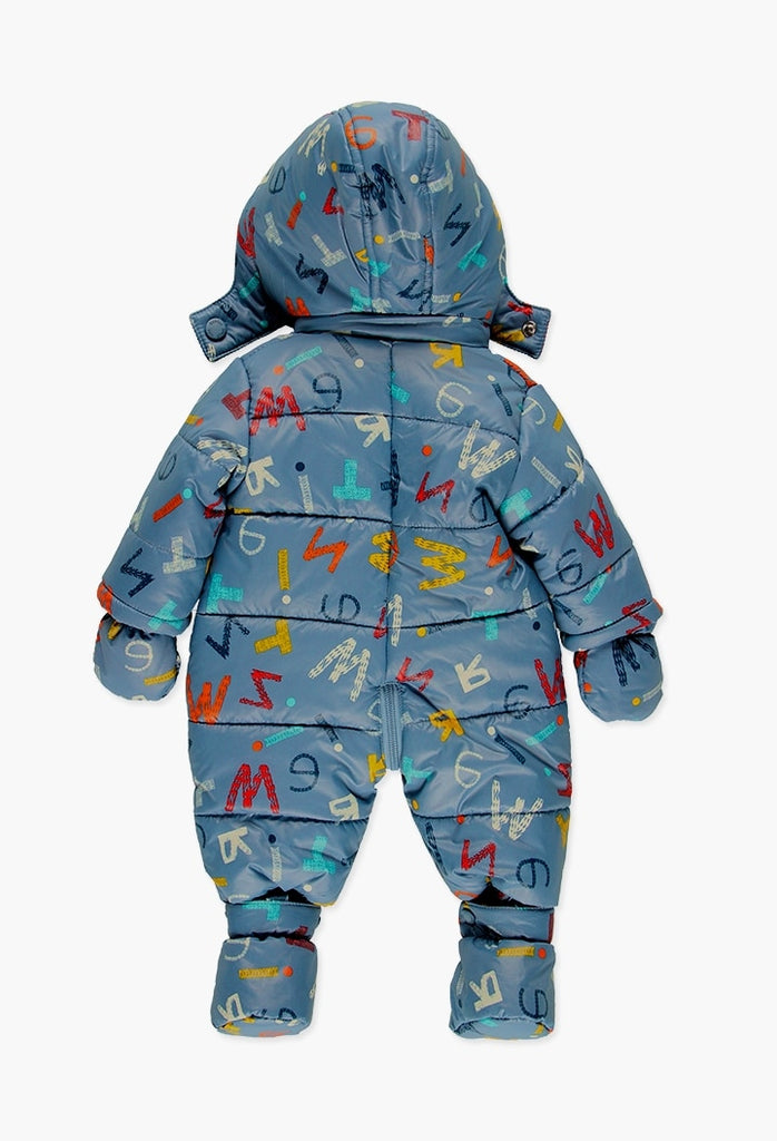 Boboli Technical Fabric Babygrow Snow Playsuit