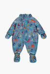Boboli Technical Fabric Babygrow Snow Playsuit