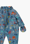 Boboli Technical Fabric Babygrow Snow Playsuit