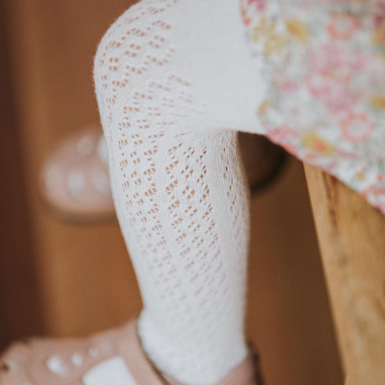 Minihaha Pointelle Tights Cloud