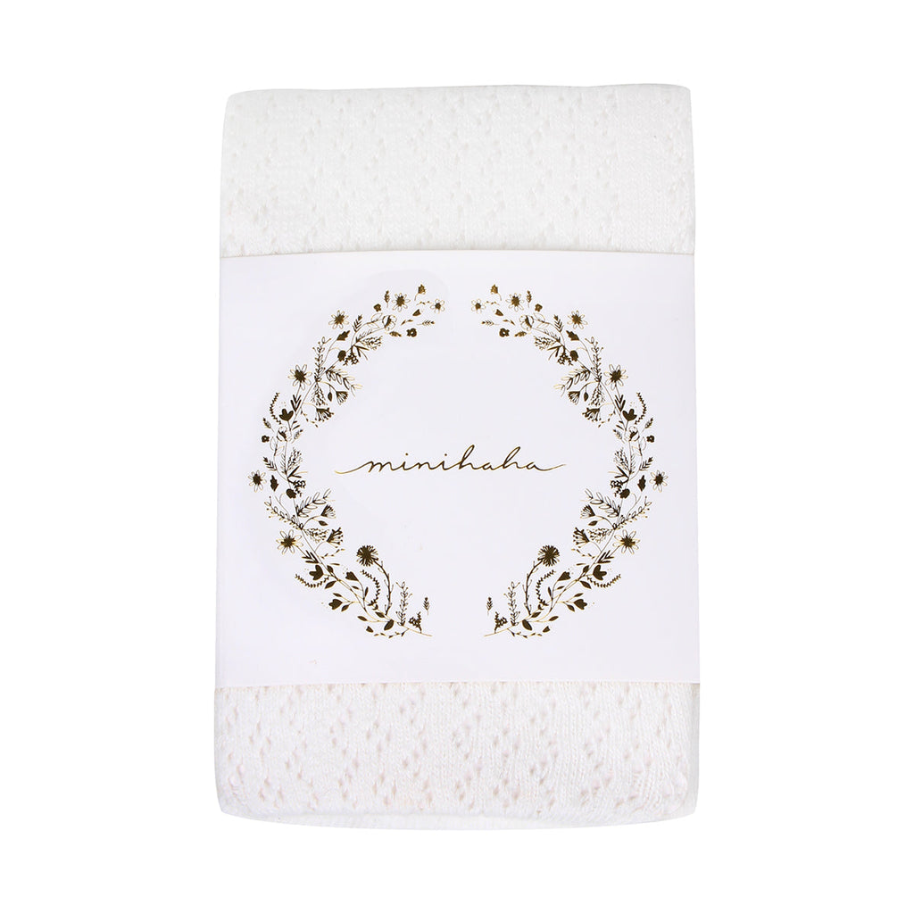 Minihaha Pointelle Tights Cloud