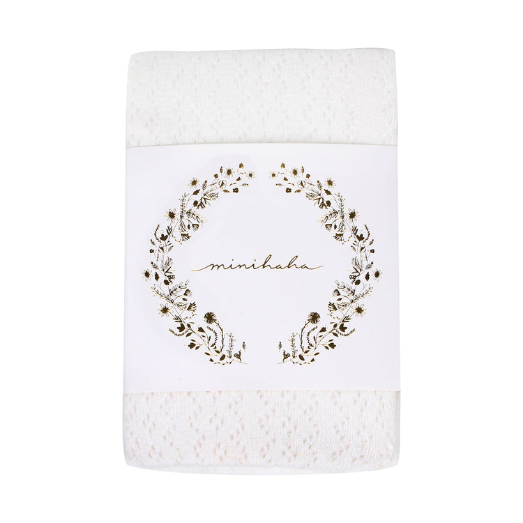 Minihaha Pointelle Tights Cloud