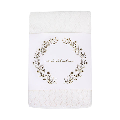 Minihaha Pointelle Tights Cloud