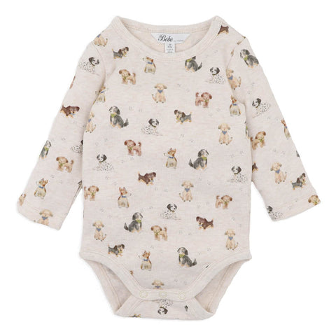 BEBE OTTO ORGANIC LS BODYSUIT