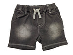 Fox & Finch French Terry Shorts - Black Denim