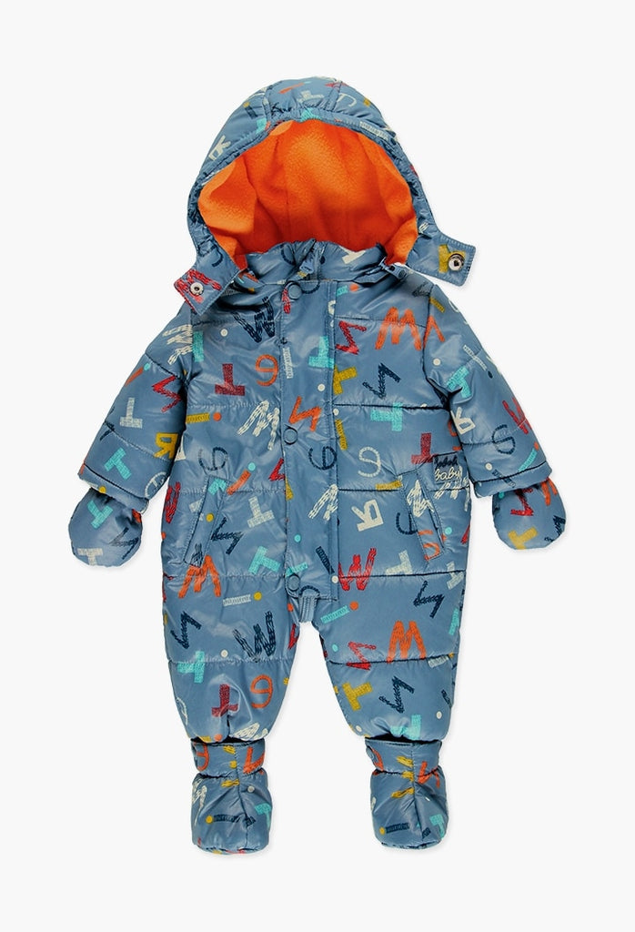 Boboli Technical Fabric Babygrow Snow Playsuit
