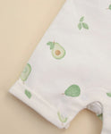 Lummi in Colour Organic Cotton Romper - Avocados