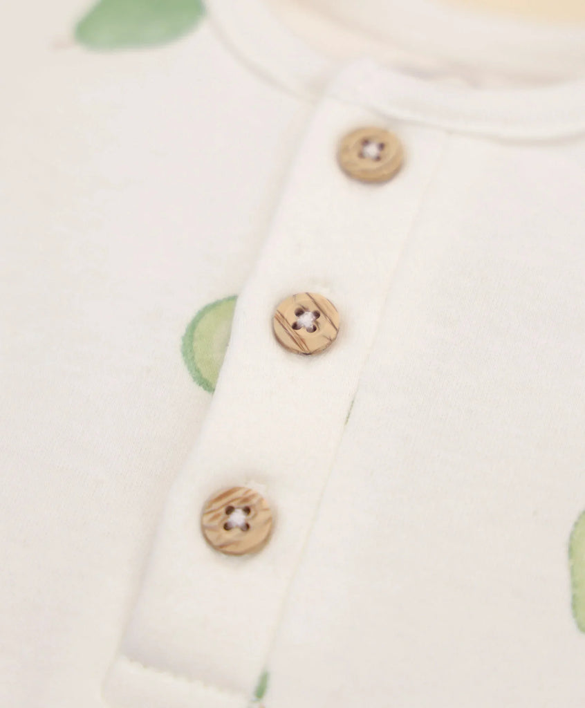 Lummi in Colour Organic Cotton Romper - Avocados