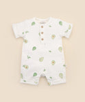 Lummi in Colour Organic Cotton Romper - Avocados