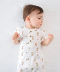 Lummi in Colour Organic Cotton Romper - BEAR & BUNNY