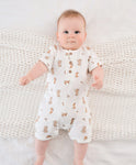Lummi in Colour Organic Cotton Romper - BEAR & BUNNY