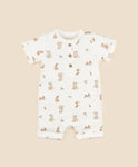Lummi in Colour Organic Cotton Romper - BEAR & BUNNY