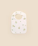 Lummi in Colour Organic Cotton Baby Bib - Avocados