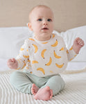 Lummi in Colour ORGANIC COTTON BABY BIB - BANANAS