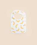 Lummi in Colour ORGANIC COTTON BABY BIB - BANANAS