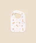 Lummi in Colour ORGANIC COTTON BABY BIB - KANGAROO & KOALA