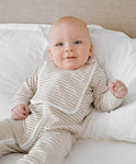 Lummi in Colour ORGANIC COTTON BIB - OAT STRIPES
