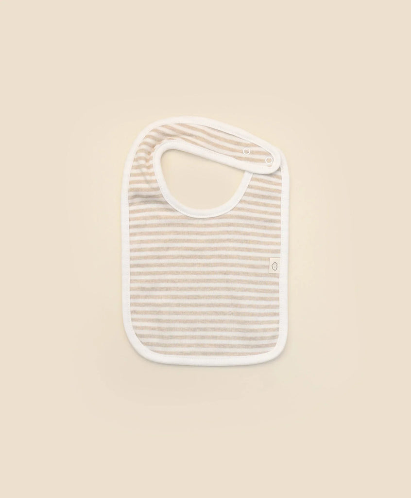 Lummi in Colour ORGANIC COTTON BIB - OAT STRIPES