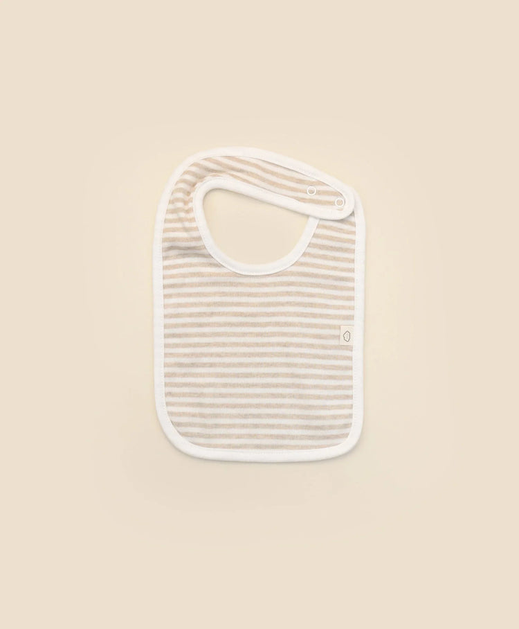 Lummi in Colour ORGANIC COTTON BIB - OAT STRIPES