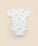 Lummi in Colour ORGANIC COTTON BABY SHORT SLEEVE BODYSUIT - Avocados