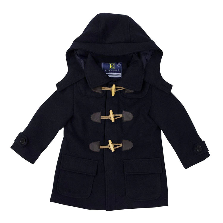 KORANGO DUFFLE OVERCOAT NAVY