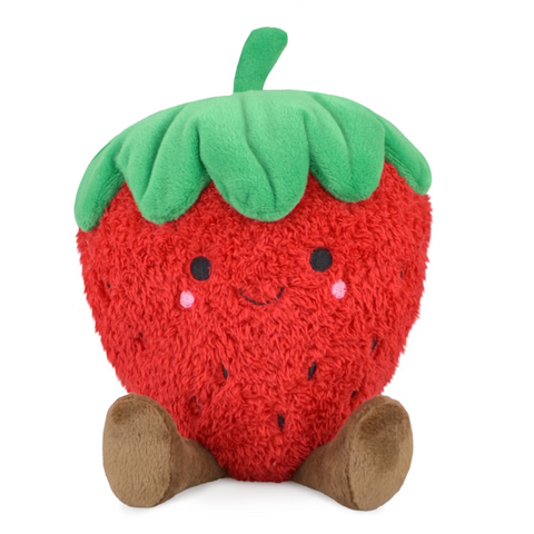 Korimco Adorables Strawberry Fruit Plush Soft Toy 20cm - Pink