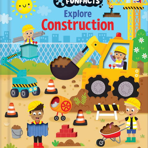 FunFacts - Lift the Flap Board Book - Explore Construction