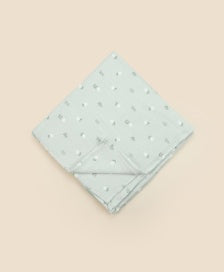 Lummi in Colour ORGANIC COTTON MUSLIN SWADDLE WRAP - DAISY GREEN