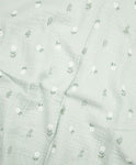 Lummi in Colour ORGANIC COTTON MUSLIN SWADDLE WRAP - DAISY GREEN