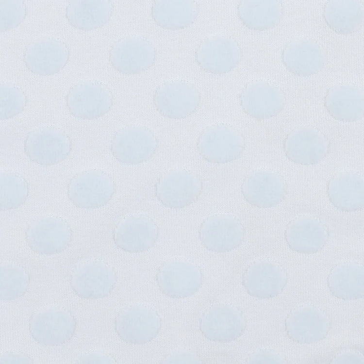 BEBE BLUE SPOT LS ROMPER