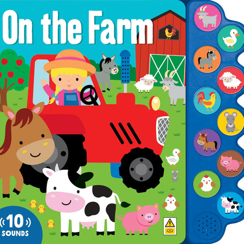 10-Button Sound Book - On The Farm