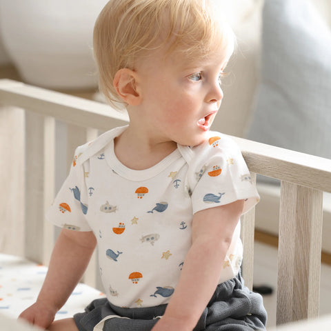 Lummi in Colour ORGANIC COTTON WAFFLE SHORTS - CHARCOAL BLUE
