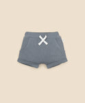 Lummi in Colour ORGANIC COTTON WAFFLE SHORTS - CHARCOAL BLUE