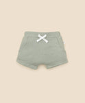 Lummi in Colour ORGANIC COTTON WAFFLE SHORTS - SAGE GREEN