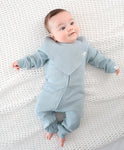 Lummi in Colour ORGANIC COTTON WAFFLE TRIANGLE BIB - DUSK BLUE
