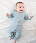 Lummi in Colour ORGANIC COTTON WAFFLE TRIANGLE BIB - DUSK BLUE