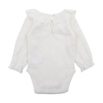 BEBE CLOUD POINTELLE LS BODYSUIT