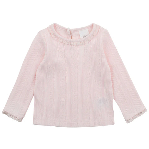 BEBE PINK ORGANIC POINTELLE