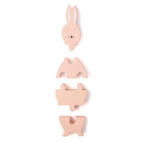 Trixie Wooden body puzzle - Mrs. Rabbit