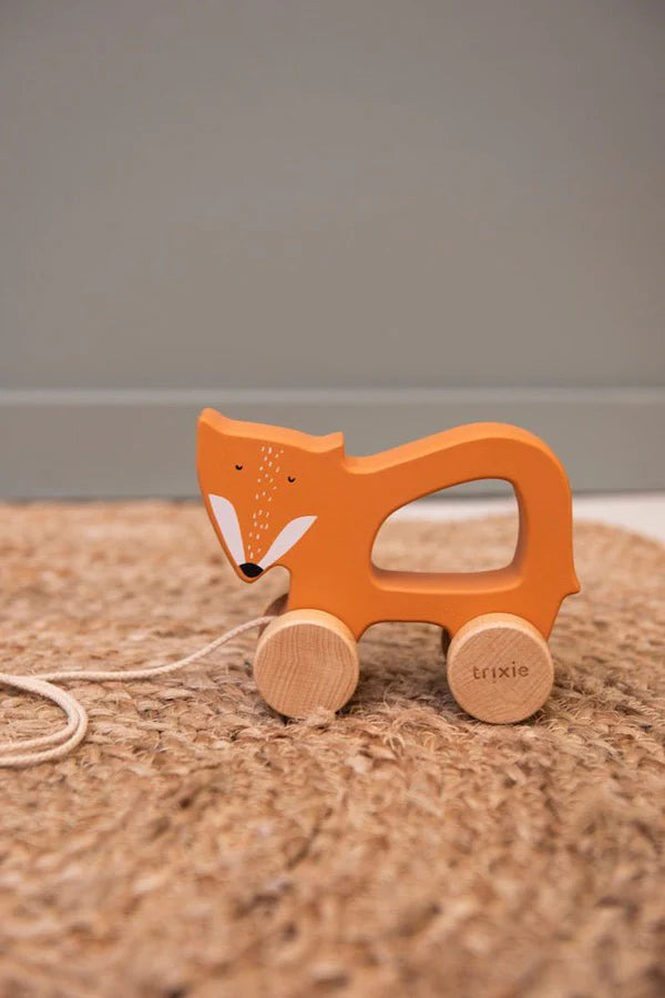 Trixie Wooden pull along toy - Mr. Fox