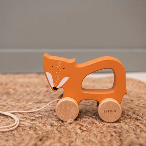 Trixie Wooden pull along toy - Mr. Fox