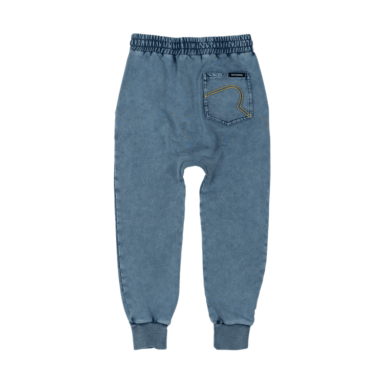 Rock Your Kid Track Pants - Blue Wash (Size 2-12)