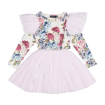 Rock Your Kid Lena L/S Circus Dress - Floral (Size 2-7)