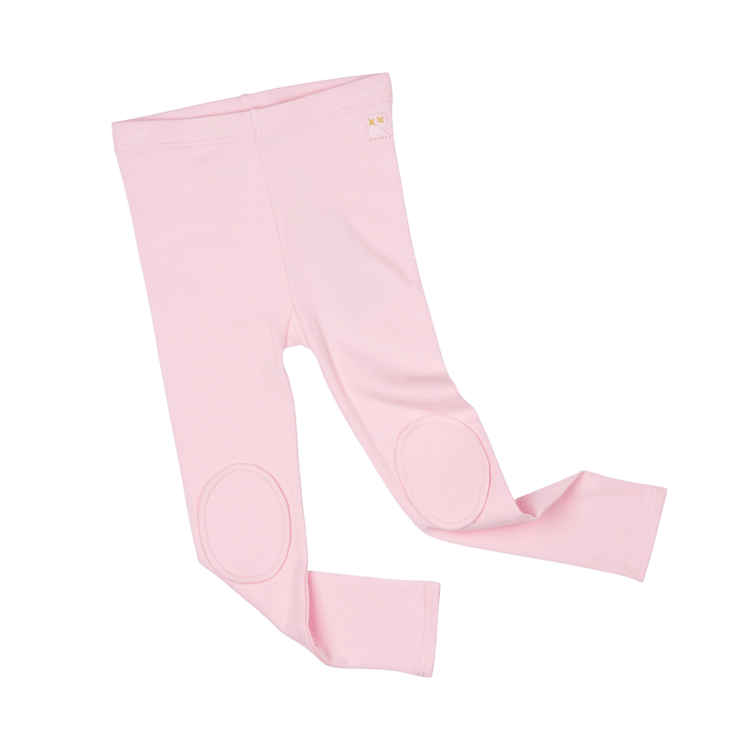 Rock Your Kid Knee Patch Tights - Light Pink (Size 2-12)