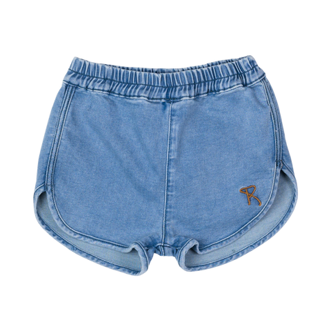 Rock Your Baby Chambray Rainbow Shorts (Size 3-14)